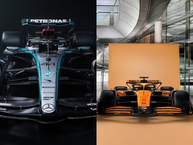 Mercedes e MCLaren revelam suas novas mquinas para 2024