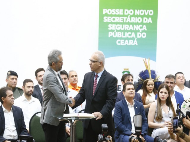 Bandido ser tratado como bandido afirmou o Governador do Cear, Elmano de Freitas em posse de novo secretrio de Segurana.