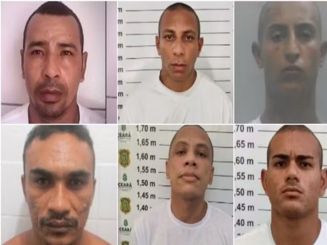 Seis detentos envolvidos em crimes graves como homicdios, trfico de drogas e roubos conseguiram escapar