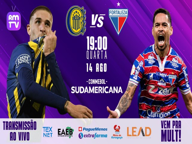 Rede Mult transmite Rosario Central vs Fortaleza, Nesta Quarta, a partir das 18:30