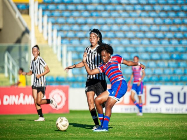 Fortaleza derrota Cear e sai na frente na primeira final do Campeonato Cearense Feminino Sub-17.