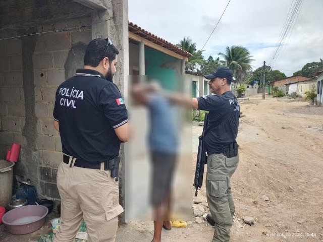 Polcia prende ex-palhao acusado de estuprar adolescente no interior de Alagoas