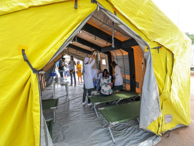 Tendas atendem mais de 37 mil pessoas com dengue no DF em um ms