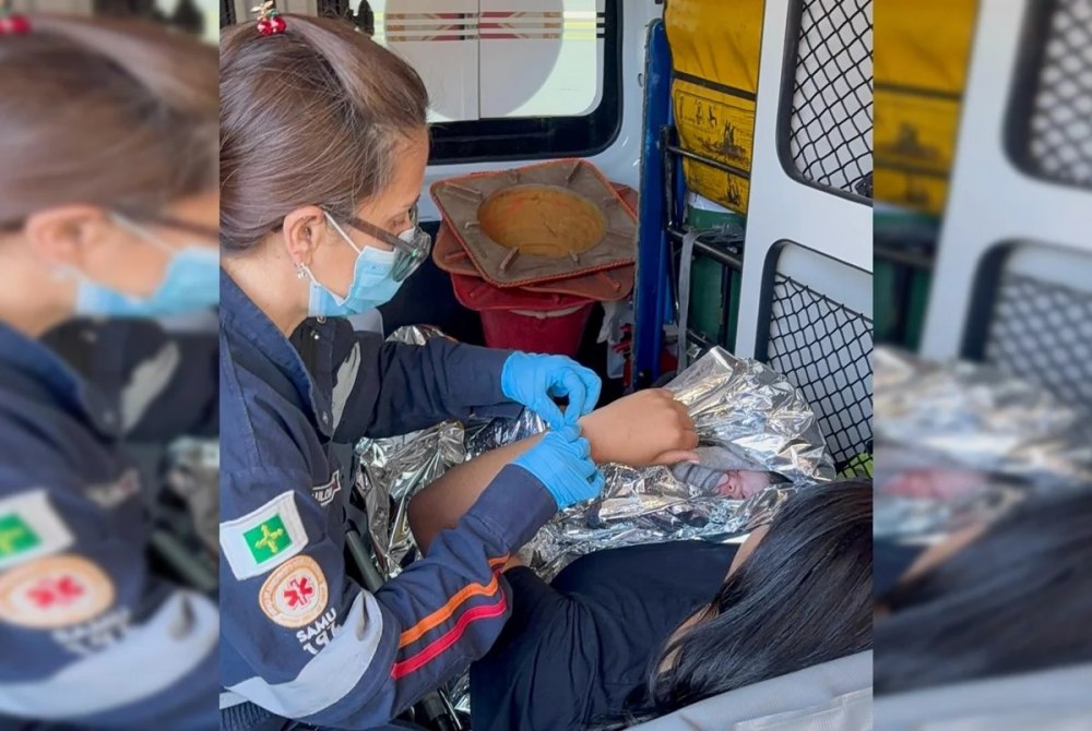 Beb� nasce dentro de carro de aplicativo, no Eixo Monumental