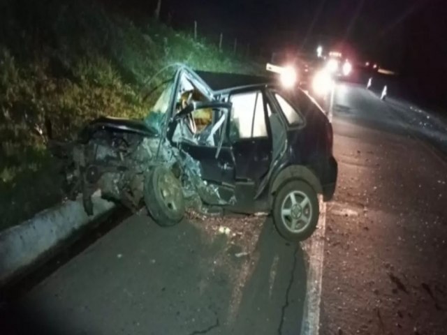  Vereador morre em acidente na BR-285, na noite de segunda-feira, no Norte do Estado