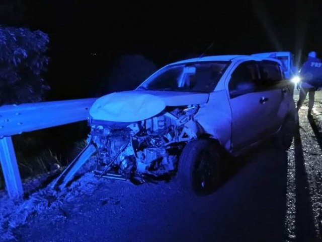 Sada de pista deixa quatro pessoas feridas na BR-285 entre Passo Fundo e Carazinho