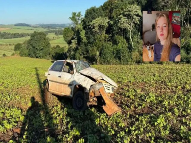 Jovem morre em acidente de carro na ERS-343, em So Jos do Ouro