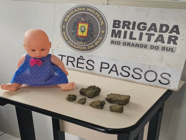 Droga dentro de boneca