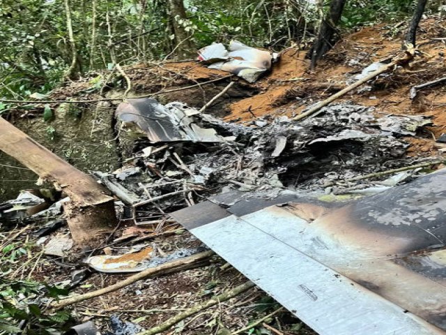 Vtimas mortas em queda de avio em SC so identificadas