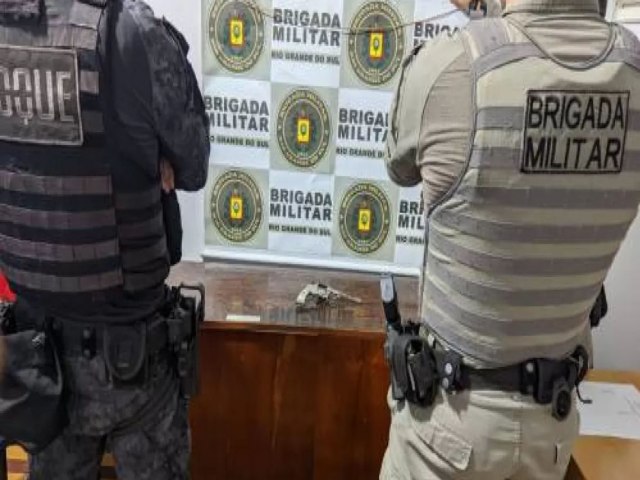 Homem foi preso e arma foi apreendida em Crissiumal