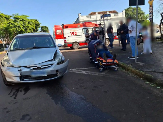 Homem fica ferido em acidente de trnsito 