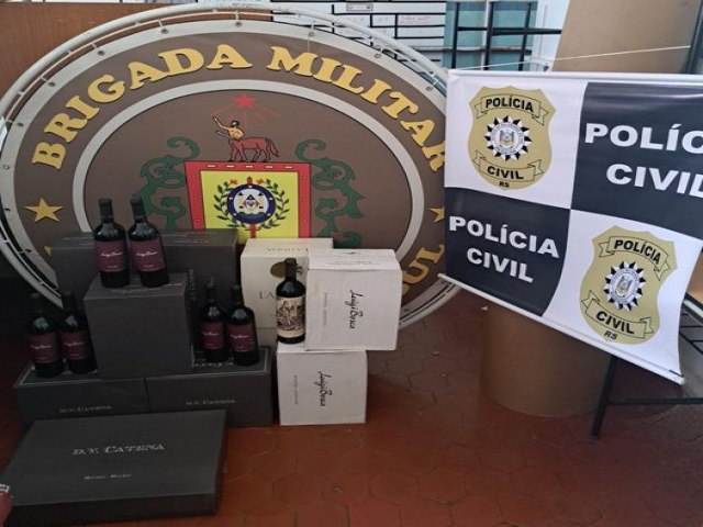 Brigada Militar realiza apreenso de produtos de origem estrangeira 