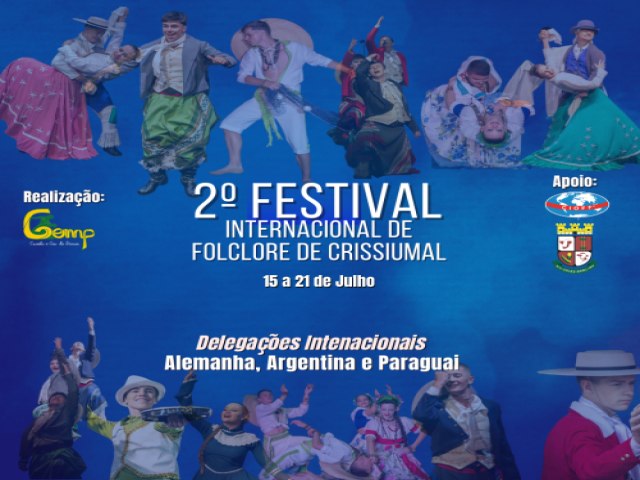 GEMP divulga a programao do II Festival Internacional de Folclore de Crisisumal