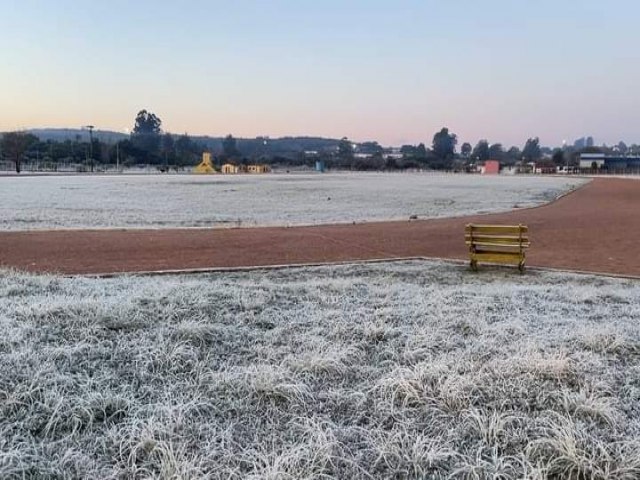 Dez municpios gachos tm amanhecer com temperaturas negativas