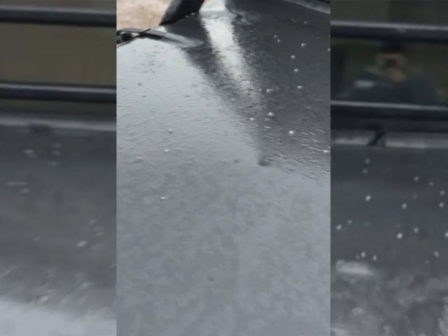 Soledade registra neve granulada e chuva congelada nesta quinta-feira (11)