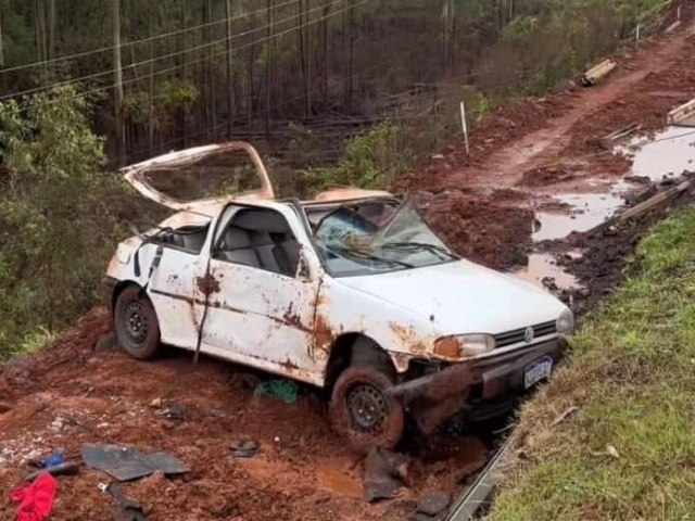 Homem furta trs veculos na mesma noite, capota com um deles na BR-386 e  preso