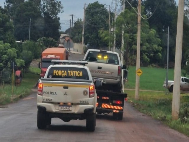 Evento  marcado por apreenso de veculo, infraes de trnsito e priso em Santo Augusto