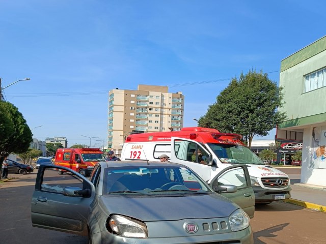 Mulher  atropelada no centro de Trs Passos