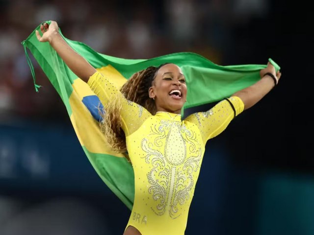 Rebeca Andrade ilumina Paris com a medalha de prata no individual geral da ginstica nas Olimpadas