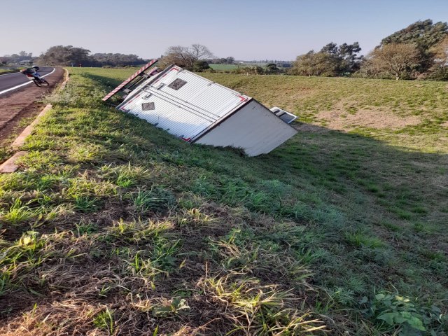 Acidente na BR-468 no trevo entre Campo Novo/Santo Augusto/Coronel Bicaco