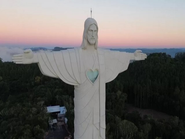 Cristo Protetor de Encantado ser destaque em documentrio sobre as maiores esttuas do mundo