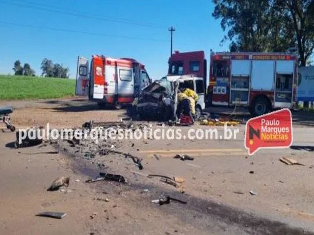 Acidente envolve quatro veculos, deixa um morto e cinco feridos