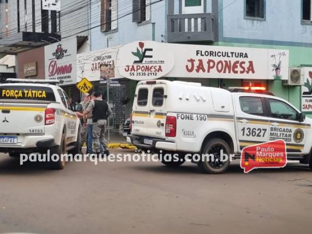 Tentativa de assalto termina com bandidos baleados no Centro de Trs de Maio