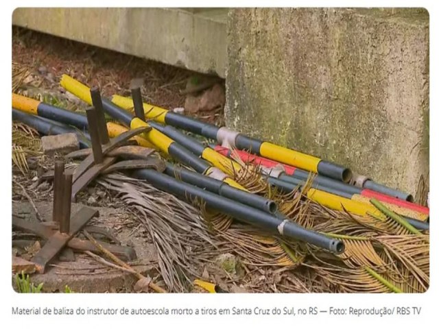 Instrutor de autoescola  morto a tiros enquanto dava aula de baliza no RS