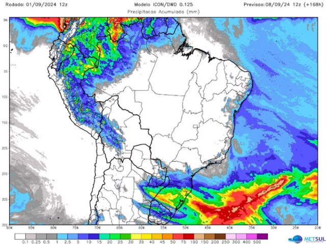 VEJA ONDE MAIS VAI TER CHUVA NO BRASIL NESTA SEMANA  