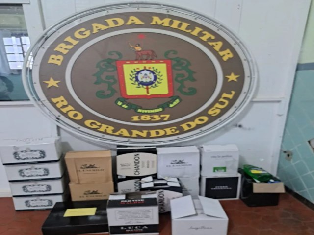 Brigada Militar apreende mercadorias de origem estrangeira em Tiradentes do Sul