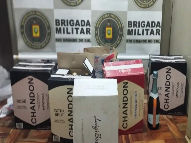 Brigada Militar apreende mercadorias de origem estrangeira