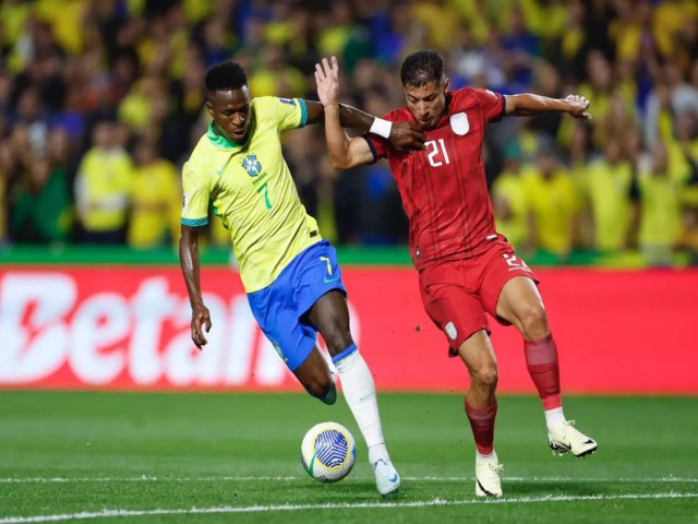 Sem brilho, Brasil vence o Equador por 1 a 0 nas Eliminatrias da Copa