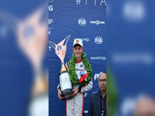 Heitor Farias conquista pdio em mundial de Kart disputado na Inglaterra