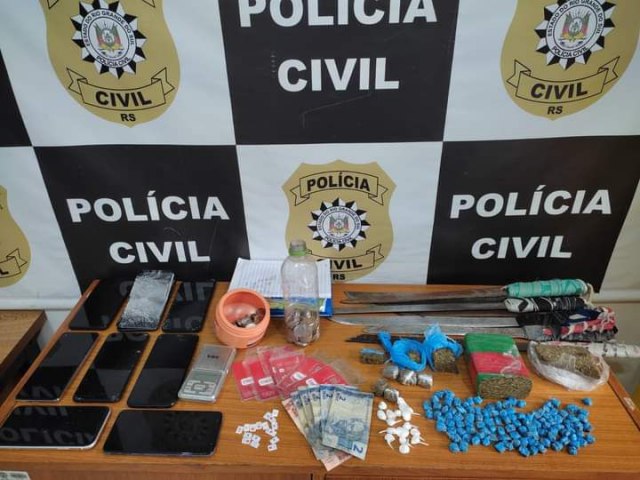 Polcia Civil e Polcia Penal apreendem drogas no Presdio Estadual de Trs Passos 