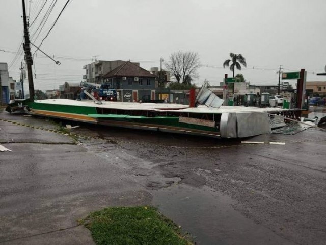 Temporal atinge Santo ngelo 