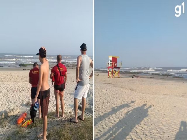 Adolescente de 14 anos desaparece aps entrar no mar em Torres