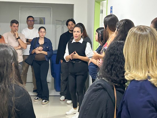 VISITA GUIADA - Gestantes do munic�pio participam de encontro na maternidade do Hospital Municipal