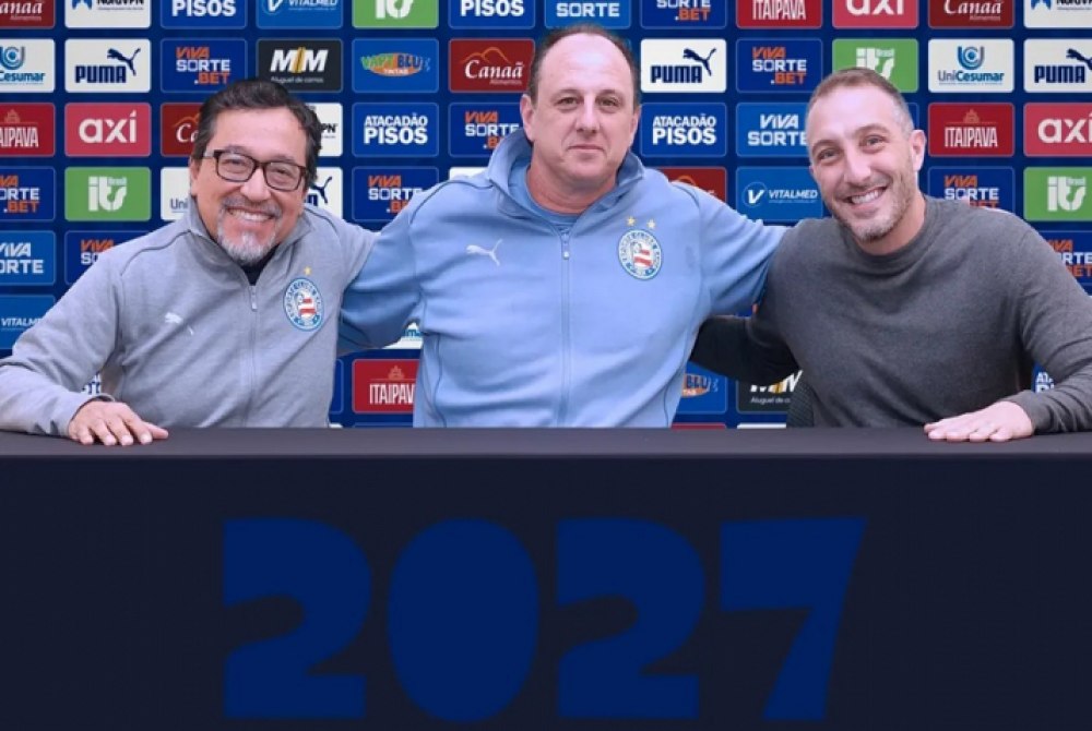 Bahia renova contrato de Rog�rio Ceni at� 2027.