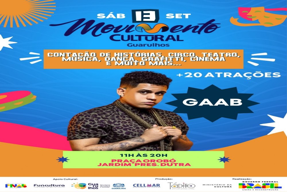 Movimento Cultural agita Jardim Presidente Dutra no pr�ximo dia 13.