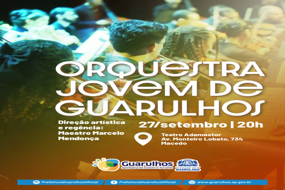 Orquestra Jovem Municipal realiza concerto gratuito no Adamastor neste s�bado.