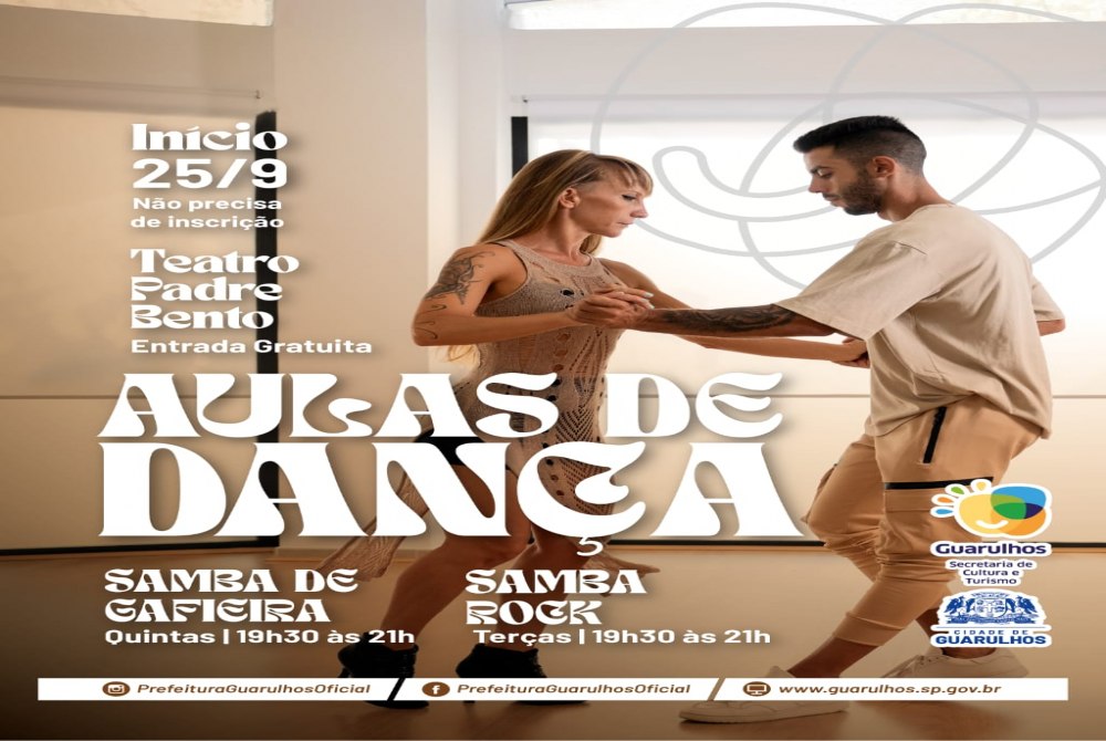 Teatro Padre Bento oferece aulas gratuitas de dan�a �s ter�as e quintas-feiras.
