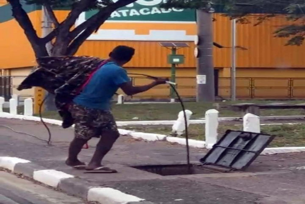 GCM prende dois criminosos por furto de cabos de energia no Parque Cecap.