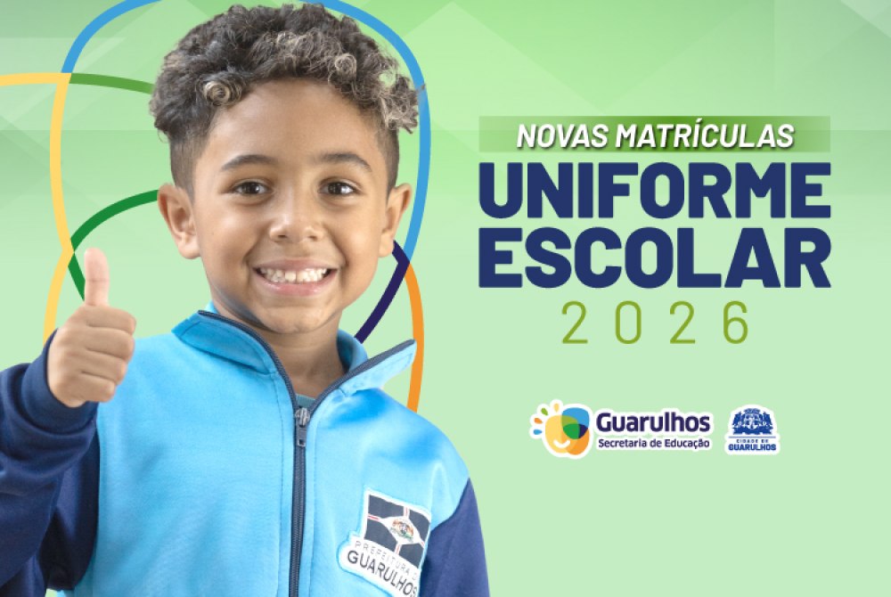 Prefeitura abre cadastro de tamanhos de uniformes para alunos rec�m-matriculados para 2026.