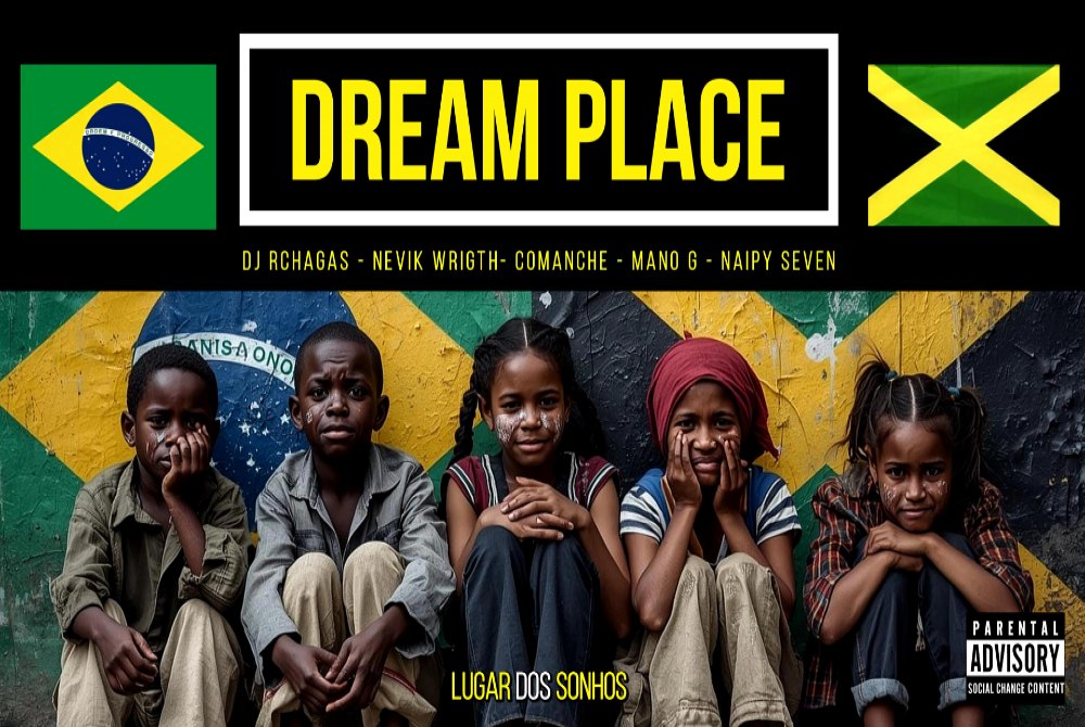 Lugar dos Sonhos conecta Brasil e Jamaica no rap consciente.