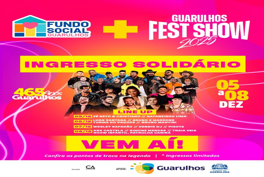 Fundo Social inicia megacampanha de arrecada��o de alimentos para o anivers�rio de Guarulhos.