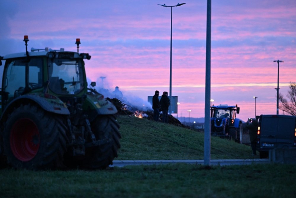 Agricultores franceses protestam contra acordo Mercosul-UE.