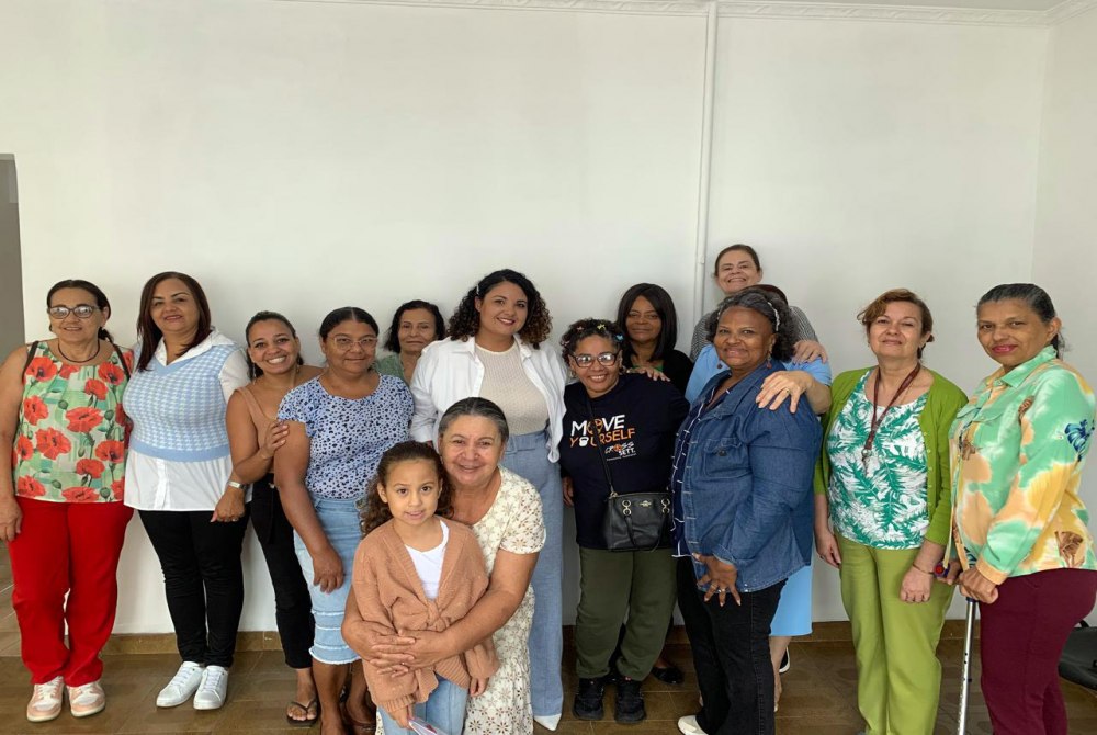 Roda de conversa na Casa da Mulher Vila Galv�o discute gerenciamento da ansiedade.