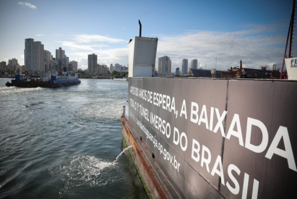 Governo de SP autoriza cr�dito de R$ 2,6 bilh�es para t�nel Santos-Guaruj�.