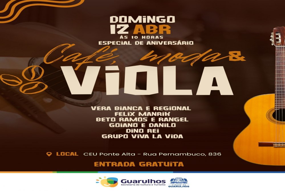 Caf� Moda e Viola leva expoentes da m�sica sertaneja raiz ao CEU Ponte Alta no domingo.