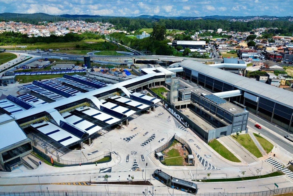 Prefeitura e Governo do Estado inauguram Terminal Esta��o Varginha com integra��o direta aos trilhos e redu��o de tempo de viagem.